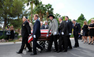 Tony Curtis funeral at Palm Mortuary, Las Vegas, America - 04 Oct 2010