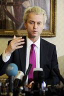 Dutch MP Geert Wilders, leader of the Party for Freedom, House of Lords, London, Britain -5th Mar 2010