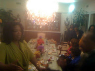 *EXCLUSIVE* <NO BLOG USE> Oprah Winfrey at the Jackson Home