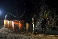CHILE-SAN JOSE MINE-TRAPPED MINERS-RESCUE-DRILLING