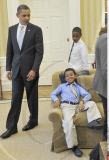 DC: OBAMA MEETS WITH WAITING FOR SUPERMAN KIDS