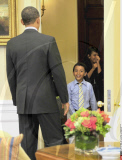 DC: OBAMA MEETS WITH WAITING FOR SUPERMAN KIDS