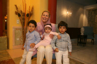 Aisha Gaddafi, daughter of Libyan leader Muammar al-Gaddafi, at her home in Tripoli, Libya - 05 Oct 2010