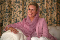 Aisha Gaddafi, daughter of Libyan leader Muammar al-Gaddafi, at her home in Tripoli, Libya - 05 Oct 2010