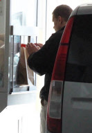 Brad Pitt's children get happy meals after school