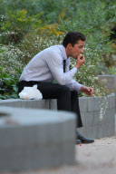 *EXCLUSIVE* Shia LaBeouf and Josh Duhamel work the Late Night Shift