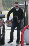 Tom Hanks gets gas  EXCLUSIVE