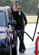 Tom Hanks gets gas  EXCLUSIVE
