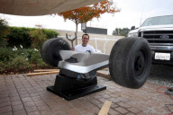 World's biggest skateboard, California, America - 14 Oct 2010