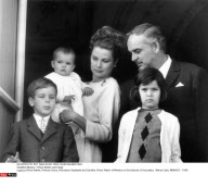 Monaco : Prince Rainier and family