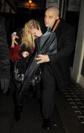 Celebrities leaving BAFTA After Party at Momo club, London, Britain - 21 Feb 2010