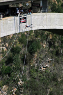 96 Year Old Mohr Keet Becomes the Worlds Oldest Bungee Jumper, Western Cape, South Africa - 06 Apr 2010