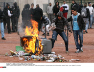 LYON: High school students protest against pensions reform