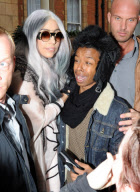 LADY GAGA LEAVES LONDON HOTEL