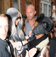 LADY GAGA LEAVES LONDON HOTEL