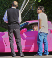 Hollywood Icon Angelyne Gets Into a Car Accident