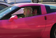 Hollywood Icon Angelyne Gets Into a Car Accident