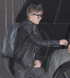 Justin Bieber leaving The Grove after autograph signing