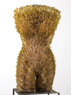 Artist sculpts female torsos out of everyday items, Miami, America - 22 Oct 2010