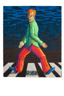 The colourful shoelace art of Federico Uribe, Miami, America - 01 Nov 2010