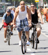Vin Diesel and Ludacris at Copacabana Beach, Rio de Janeiro, Brazil - 04 Nov 2010