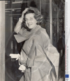 Princess Alexandra Of Kent 1961 Princess Alexandra Pictured Holding Her Hair As The Wind Caught It On Arrival At White City Tonight....royalty