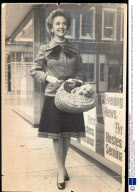 Katie Boyle Pictured In 1973 Carrying A Dog In A Cane Basket.now Aged 75 She Is To Present ''what''s Up Dog?'' On Central Tv (6/2001).