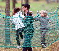 Brad and Angelina take kids to park in Budapest_Part3