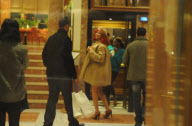 RIHANNA LEAVING OF THE HOTEL IN MADRID
