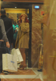 RIHANNA LEAVING OF THE HOTEL IN MADRID