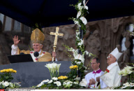 SPAIN : POPE BENEDICTE XVI VISITS BARCELONA