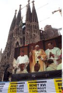 SPAIN : POPE BENEDICTE XVI VISITS BARCELONA