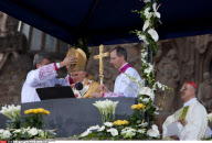 SPAIN : POPE BENEDICTE XVI VISITS BARCELONA