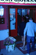 RIHANNA, KATY PERRY AND BOYFRIEND RUSSELL BRAND IN MADRID DINNER.


