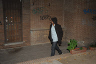 RIHANNA, KATY PERRY AND BOYFRIEND RUSSELL BRAND IN MADRID DINNER.


