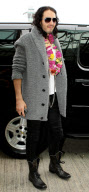RUSSELL BRAND FLIES OUT OF LA