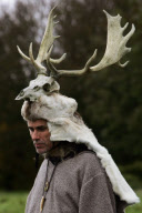 Druids conduct a ritual to celebrate Samhain (Halloween) at Avebury standing stones, Wiltshire, Britain - 31 Oct 2010