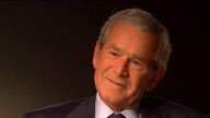 Matt Lauer interviews George W. Bush