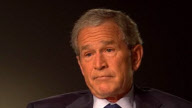 Matt Lauer interviews George W. Bush