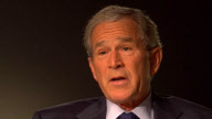 Matt Lauer interviews George W. Bush