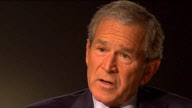 Matt Lauer interviews George W. Bush