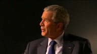 Matt Lauer interviews George W. Bush