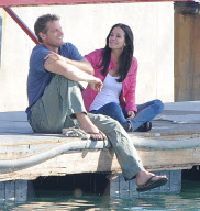 COURTNEY COX ON SET OF COUGAR TOWN