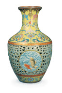 18th Century Qianlong porcelain vase sells for GBP 53m, Ruislip, London, Britain - 11 Nov 2010
