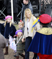 The Dutch royals attend the arrival of Sinterklaas