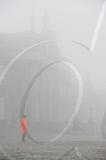 royal palace in the mist