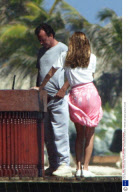 JULIO IGLESIAS, ON HOLIDAY,  IN PUNTA CANA , THE DOMINCAN REPUBLIC - FEB 2002