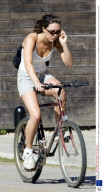 KATE MIDDLETON CYCLING NEAR BUCKLEBURY, BRITAIN - 12 JUL 2005