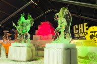 Icesculptors  work at -10 degrees celsius.