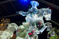 Icesculptors  work at -10 degrees celsius.
